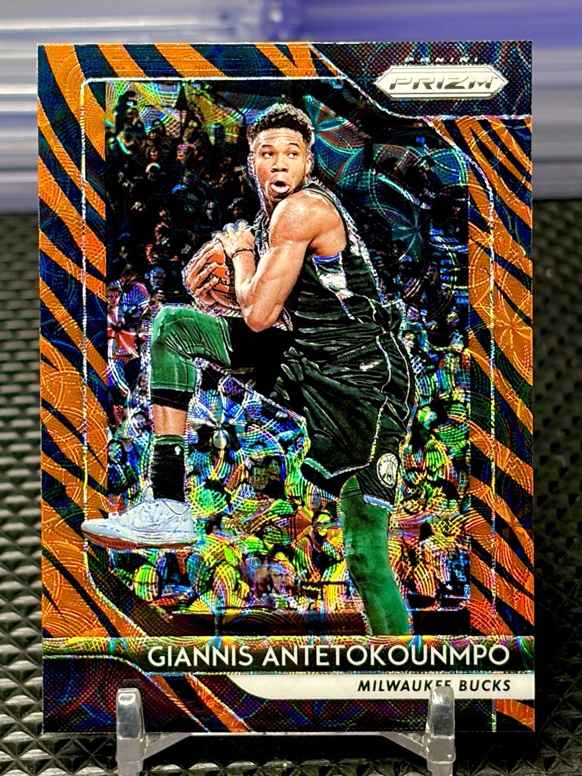 🌟 2018 Panini Prizm Giannis Antetokounmpo #296 Tiger Prizm Case Hit SSP RARE