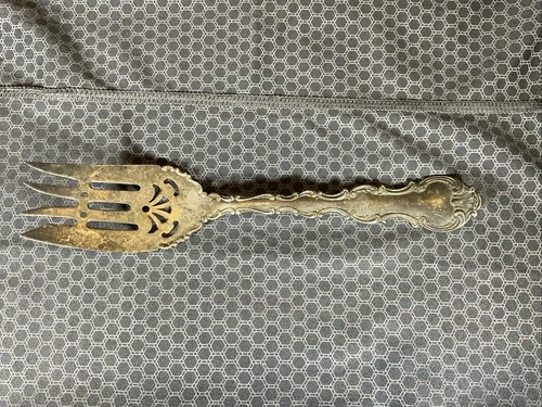 Sterling Silver Sardine Fork Antique