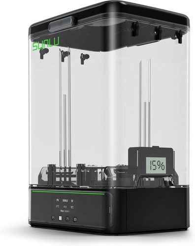 SUNLU Filament Dryer SP2 70℃ Max Temp Compatible with 1.75mm/2.85mm PLA PETG TPU