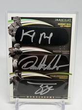 2021 Immaculate Monochrome Ruiz Varsho Stephenson Triple Auto 1/5 (F440)