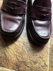GH Bass & Co Womens  Burgundy leather Penny Loafer SZ 7.5M originl faux penny! — photo 6