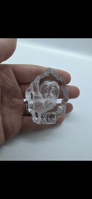 Mats Jonasson Maleras Glas Skulptur Eule Schweden