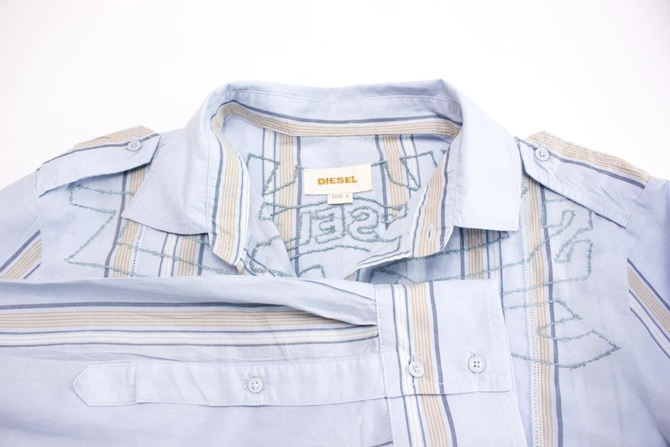 DIESEL Men Casual Formal Shirt Size L BAZ715 - Image 4 of 4