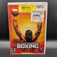 Showtime Championship Boxing (Nintendo Wii, 2006) No Manual, Tested & Works