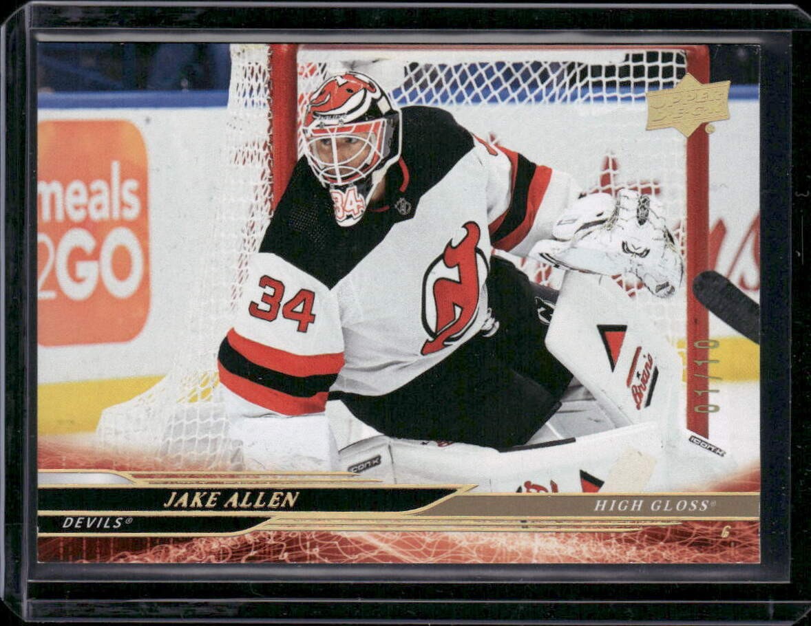 2024-25 Upper Deck Jake Allen #355 UD High Gloss 10 Limited