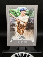 2017 Panini Diamond Kings Lou Gehrig Framed Gray #24 New York Yankees