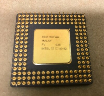 Intel Pentium 486SX/33MHz SX A80486SX-33 SX931 L6501325 CPU