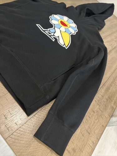 October's Very Own Takashi Murakami x OVO Flower Owl Black Hoodie Size Medium - Picture 5 of 18