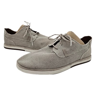 Rockport CH9281 Mens Austyn Grey Lace Up Plain Toe Canvas Oxford Shoe Size 8 Rockport CH9281 Mens Austyn Grey Lace Up Plain Toe Canvas  main image 2