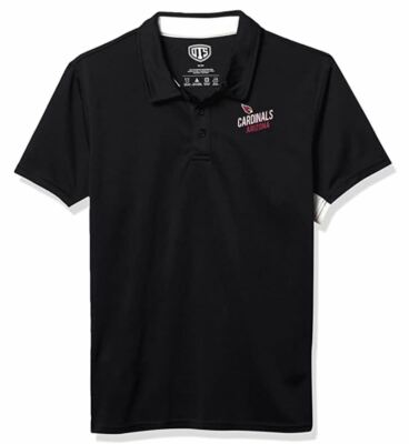 OTS NFL Arizona Cardinals Men's Poly Dot Polo, Large