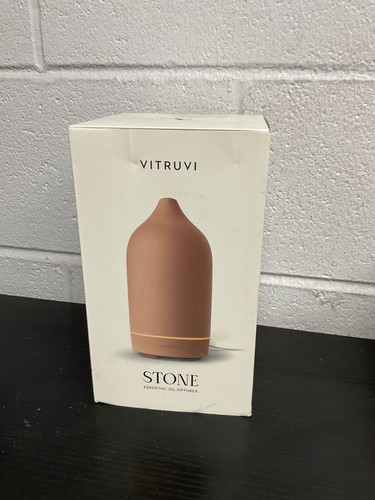 Vitruvi STONE 500SQ-FT Essential Oil Diffuser - Terracotta AUTHENTIC NEW SEALED