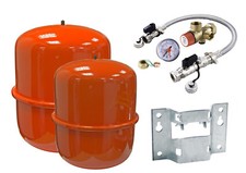 Zilmet Heating Expansion Vessels 8, 12, 18, 25 Litre & Sealed System Kit/Bracket