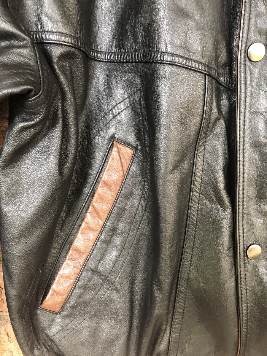 Vintage Leather Bomber Jacket Ash Creek Trading sz Large Vintage Leather Bomber Jacket Ash Creek Trading sz Large