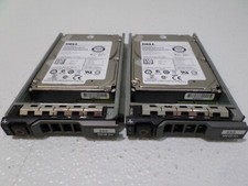 LOT OF 2 Dell PGHJG 300GB SAS 6Gbps 2.5" Hard Drive ST300MM0006 w/ Tray