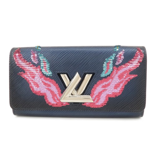 Louis Vuitton Epi Portefeuille Twist Gradation Long Wallet M64040 Auth Used