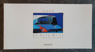 = RENAULT  - CARTE DE VOEUX '' AN 2000 '' Collector- Avantime