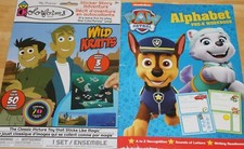 Lot of 6 Children's Books and sticker activities