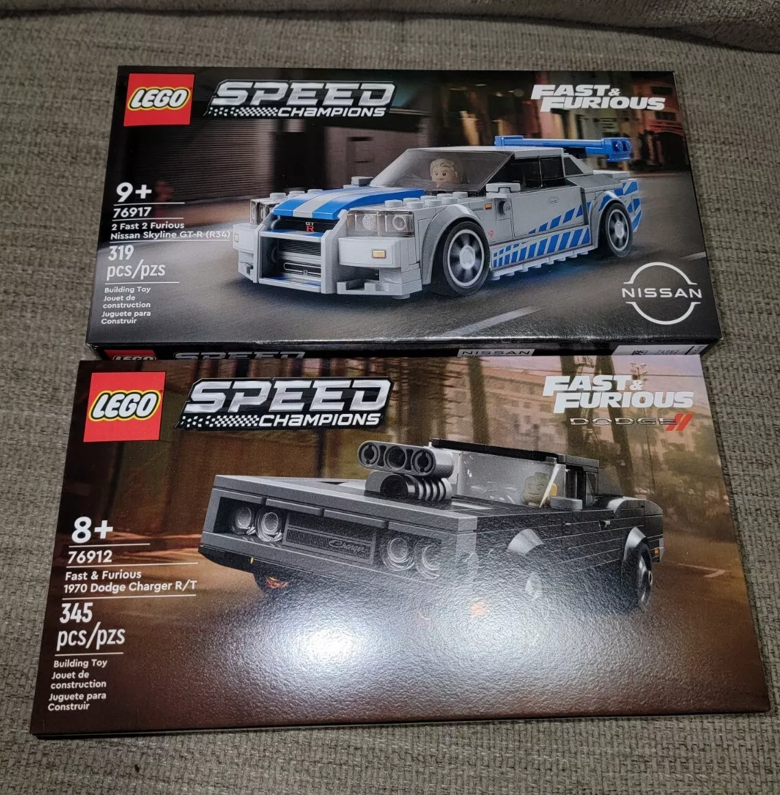 LEGO Speed Champions Fast and Furious 76912 & 76917 Nissan Skyline