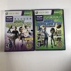 Xbox 360 kinect sports 1 and season 2 Two Game Bundle No Manuals Microsoft