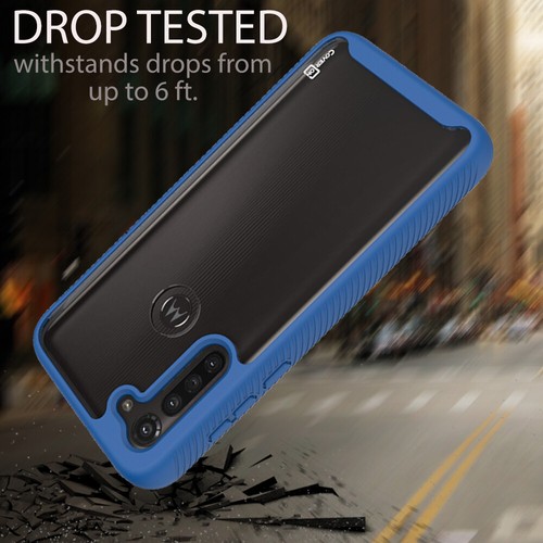 Custodia rigida trasparente militare sottile per Motorola Moto G8 Power Case - Foto 42 di 44