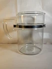 Vintage PYREX Flameware Glass Stove Top Percolator Coffee Pot 7829B Very Nice