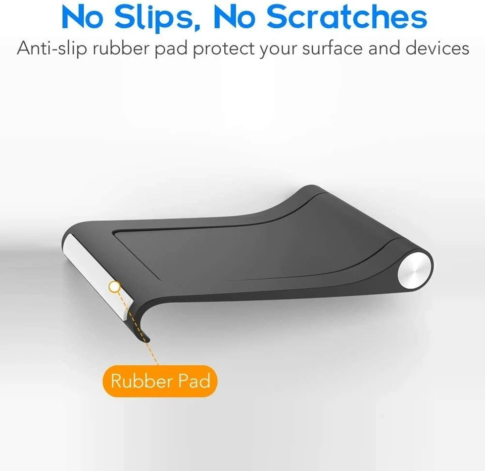 Paquete de 2 soportes de escritorio ajustables portátiles para teléfono de escritorio para iPad/iPhone/Tablet Foto 3 de 4