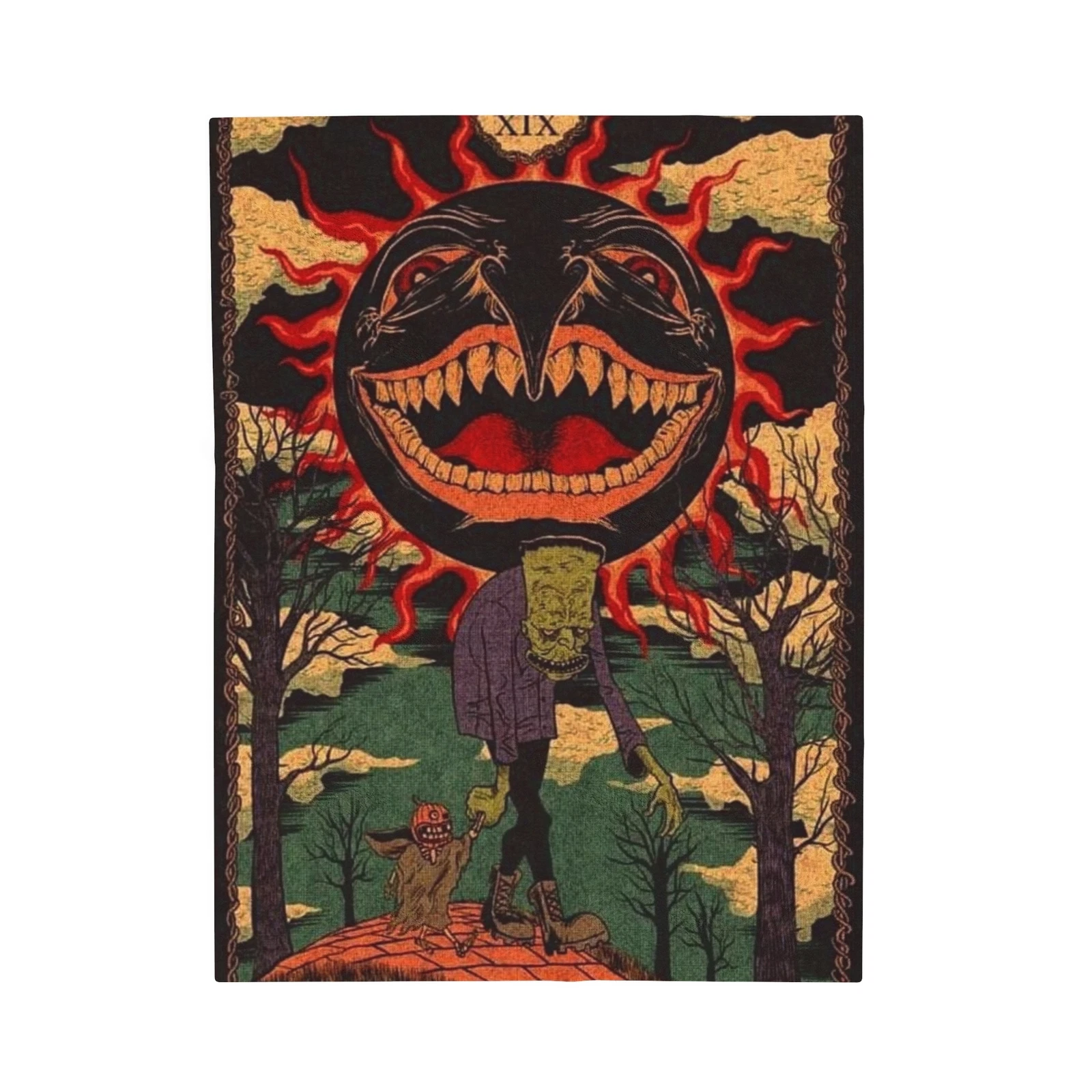 The Sun Soft Throw Fleece Blanket