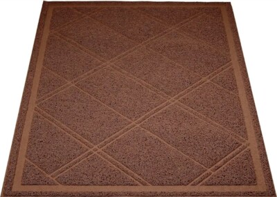 Brown Cat Litter Mat 24 x 35 Inches - Less Mess with Comfortable Surface......92