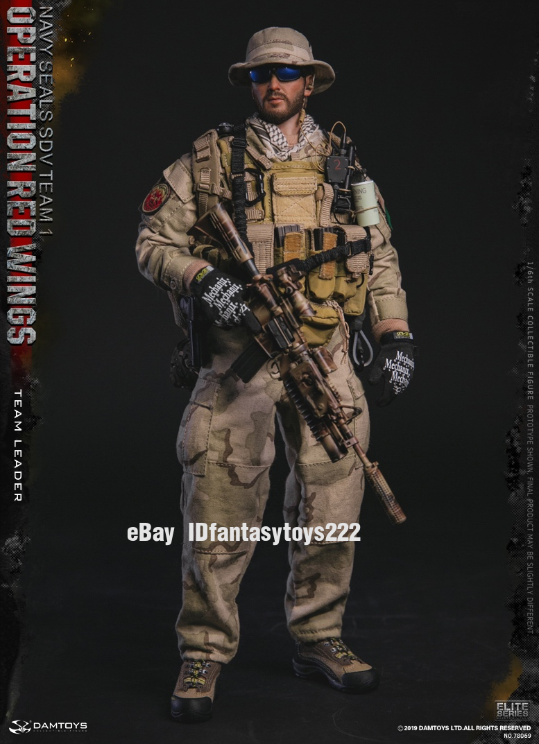 Damtoys 1/6 Team Leader Operation Red Wings Navy Seals Sdv Team 1