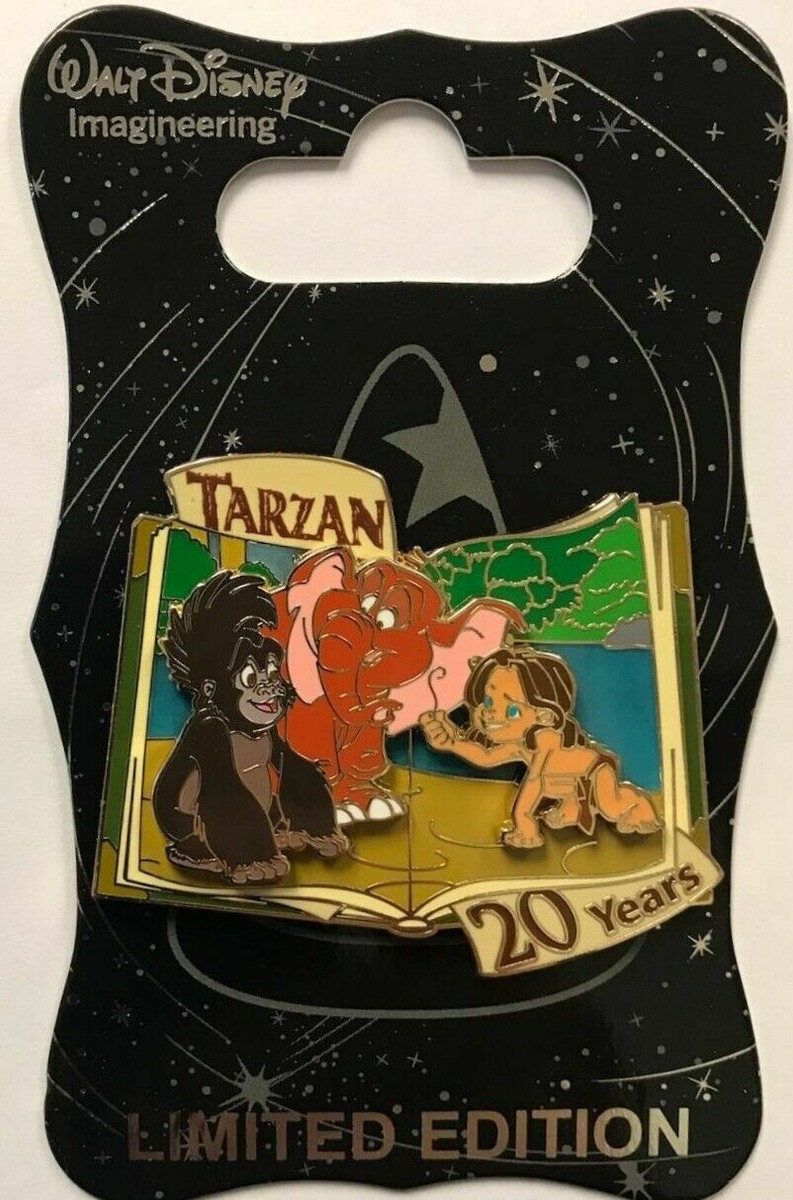 2019 Disney D23 Expo WDI Young Tarzan Terk & Tantor 20 Years Book