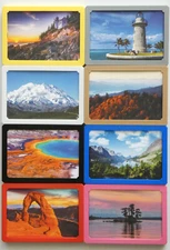 Floating Box Frame Picture Photo Postcard 3x5 4x6 5x7 5x5 6x6 Wall Mount Desktop