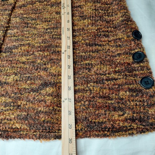 SERENGETI Sweater Size 1X Women's Vest Brown Multicolor 48" Bust X 30" Long NWOT - Picture 11 of 13