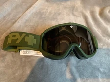 SPY WOOT GOGGLES MATTE OLIVE MONO FRAME BRONZE SILVER SPECTRA MRROR SNOW S/M