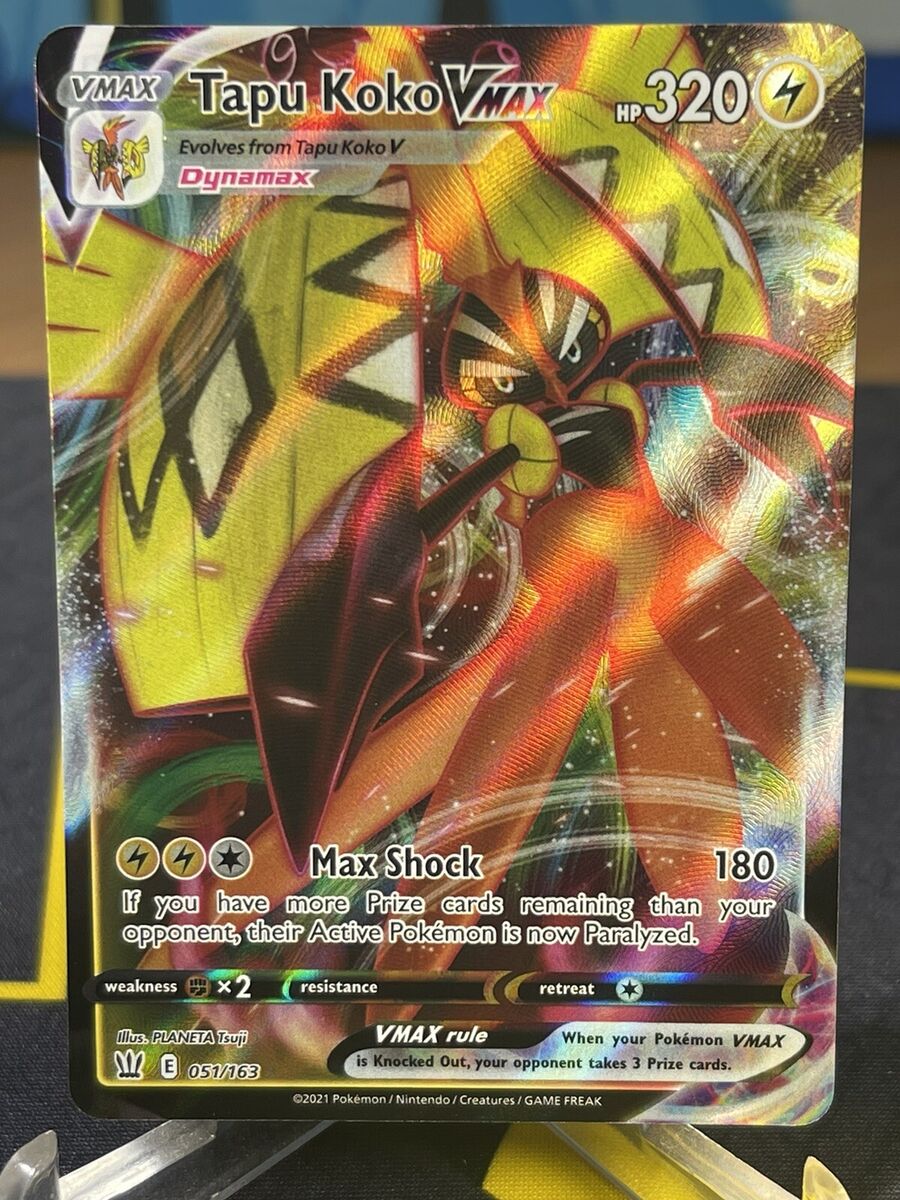 Tapu Koko VMAX 051/163 | SWSH - Battle Styes | Ultra Rare | Pokemon NM