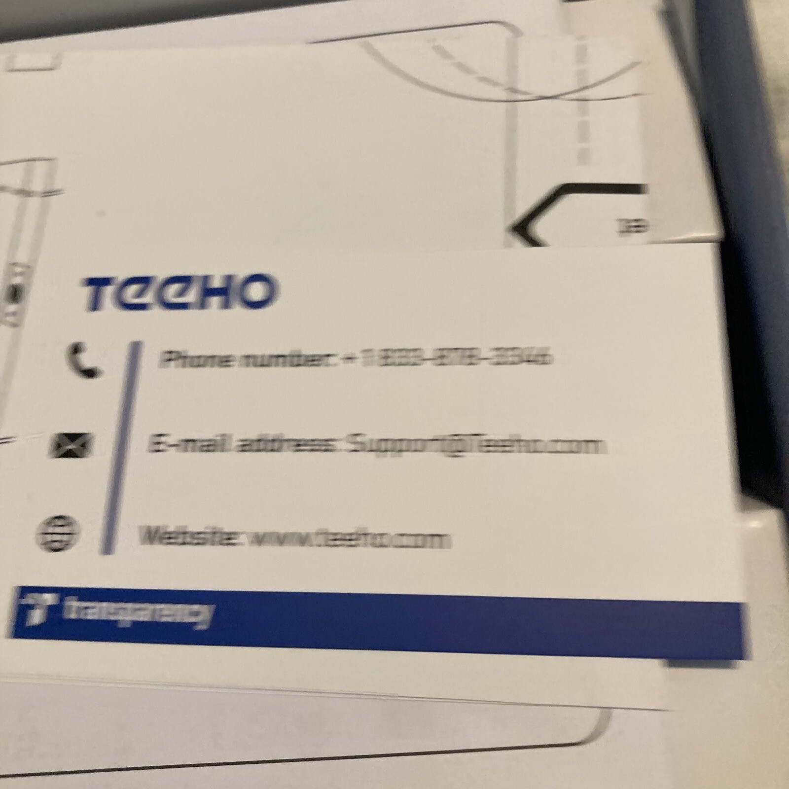 Teeho TE002 Digital Fingerprint Keypad Deadbolt Satin Nickel open box