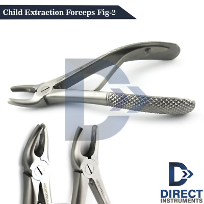 Dental Children Tooth Extraction Forceps Fig-2 Upper Incisors Teeth Oral Surgery