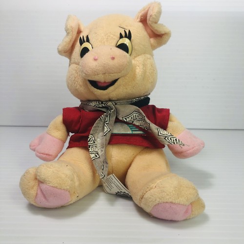 Harley Davidson MOTORCYCLE Plush 6" Beanie Pig Stuffed Toy VTG 1997 - Picture 9 of 9