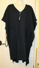 Free People FP Beach Sweatshirt Poncho Oversized Navy Blue One Size Super soft