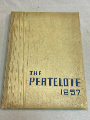 Brevard College The Pertelote 1957 Student Yearbook Vintage Old North Carolina