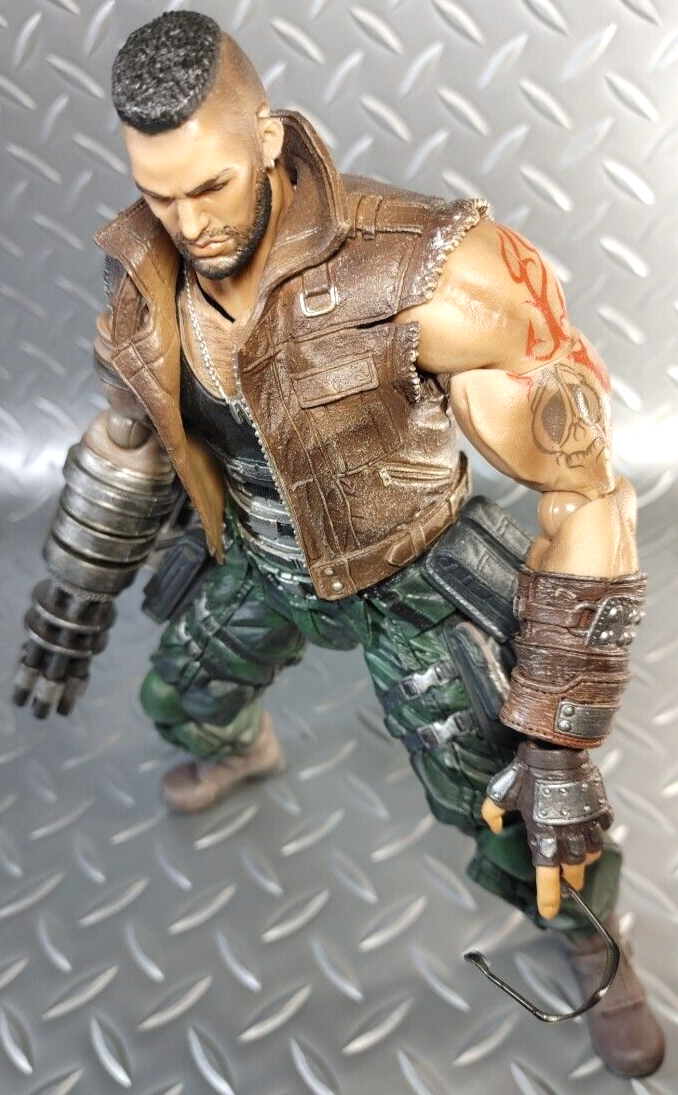 FIGURINE FINAL FANTASY VII Remake Mini Figure Polygon Barret Wallace