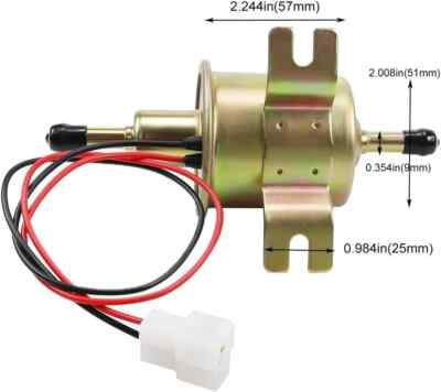 #ad #ad Electric Fuel Pump 12V Universal Low Pressure 12 Volt Transfer Inline Fuel... $22.98