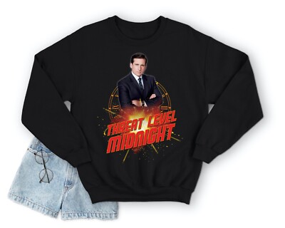 Threat Level Midnight Michael Scott Pullover Sweatshirt lustig The US Office Geschenk