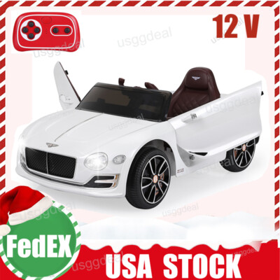 12V Kids Ride on car LICENSED Bentley Style Car Vehicle Toys Remote Xmas Gifts