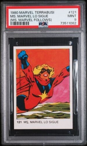 PSA 9 MINT 1980 Marvel Terrabusi 121 MS. Marvel Lo Sigue (MS. Marvel Follows) - Picture 1 of 2