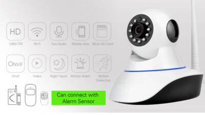 Pan Tilt 720P Wireless WiFi HD IP Security Camera Night Vision NO