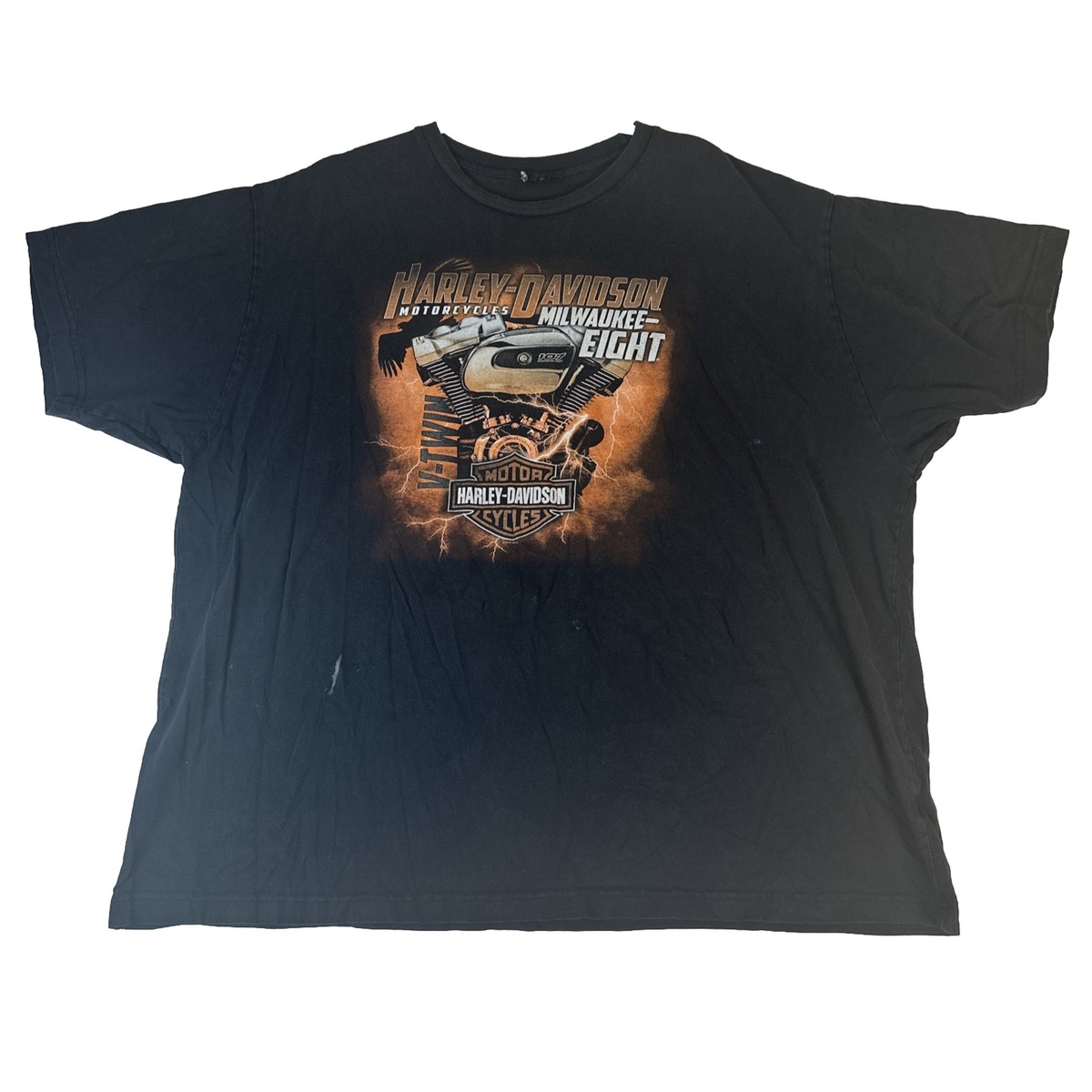 Harley-Davidson Milwaukee-Eight 107 Engine T-Shirt 3XL Biker
