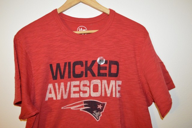 New! 47 BRAND New England Patriots Retro T-SHIRT MENS Medium BOSTON SPORTS | eBay