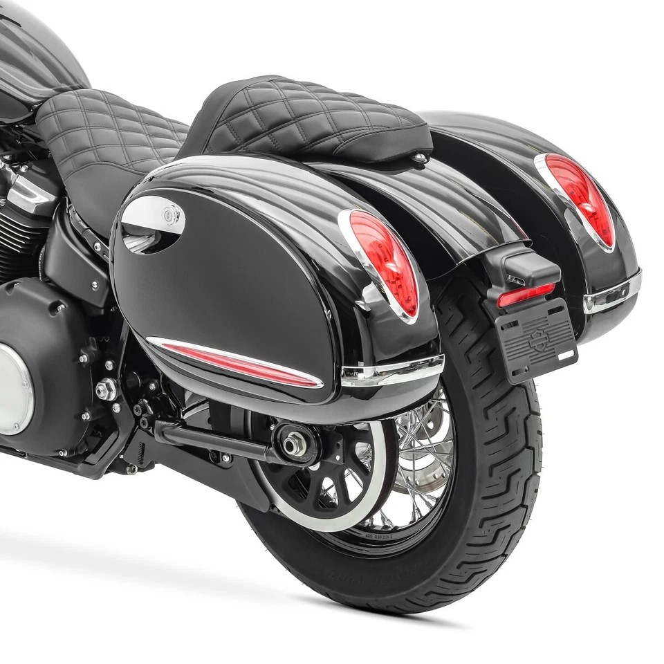 Hard saddlebags for Yamaha XVS 950 A Midnight Star ALH - Imagem 4 de 4