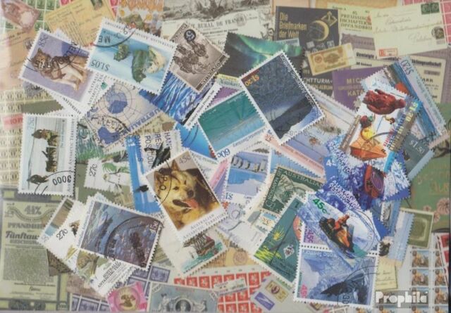 Briefmarken Austral. Gebiete Antarktis 100 verschiedene Marken