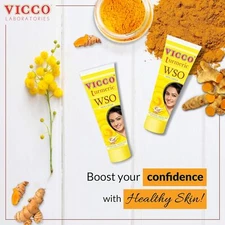 Vicco turmeric WSO vanishing cream for Dark Spots Face acne pimples Cream